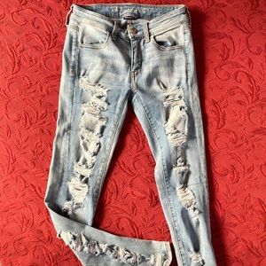 American Eagle Outfitters Skinny Ripped Jeans 2